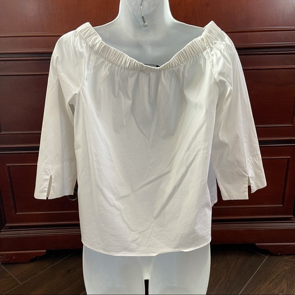 Zara white off the shoulder blouse - Picture 4 of 6